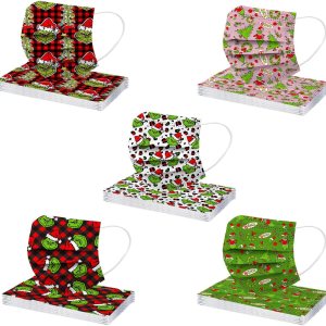 50 mascarillas desechables de Halloween para adultos, con 3 capas y diseños temáticos de Halloween, transpirables para adultos 50 mascarillas desechables de Halloween para adultos, con 3 capas y diseños temáticos de Halloween, transpirables para adultos