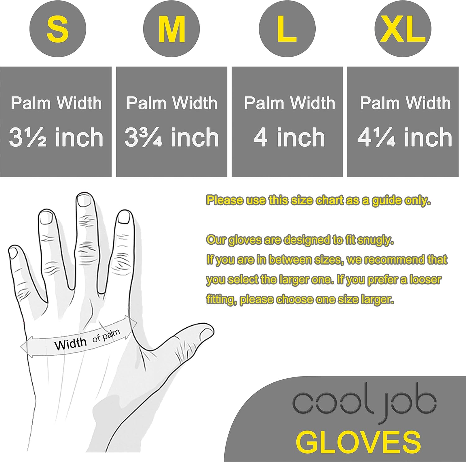 COOLJOB Guantes de invierno impermeables para congelador, jardinería, pesca, construcción, guantes de goma de doble capa para interiores y