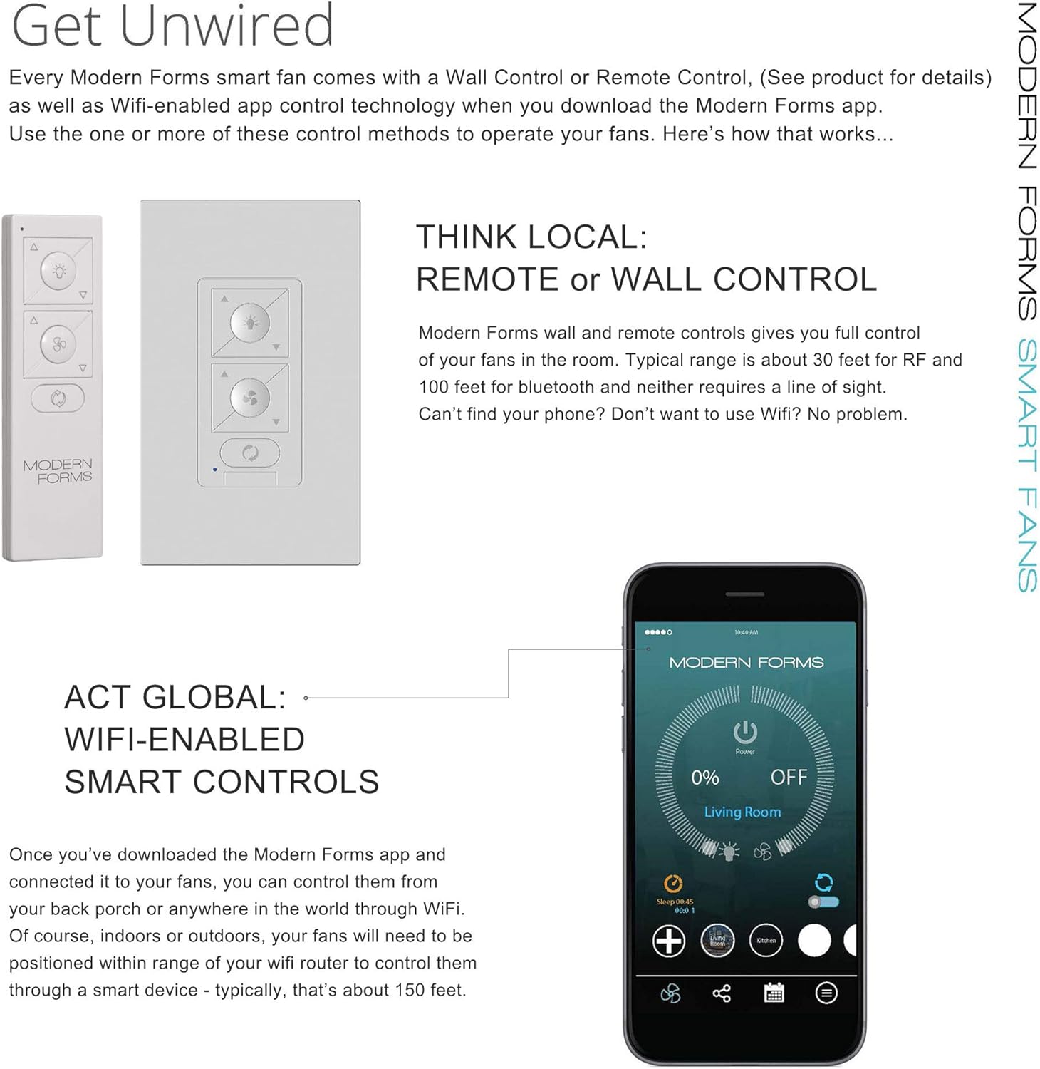 Axis Smart – Ventilador de techo empotrado de 3 aspas para interiores y exteriores, 52 pulgadas, bronce con kit de luz LED de 3500 K y control