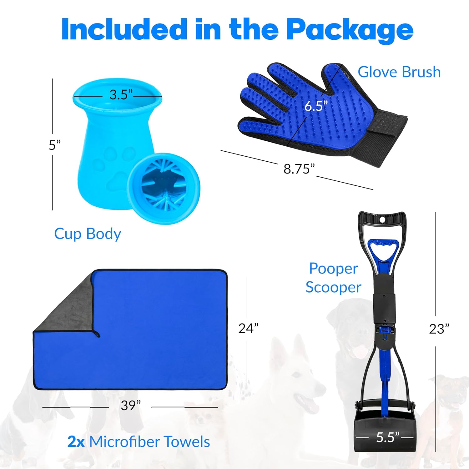 Startrust – Limpiador de patas para perros, lavadora-esencial para perros, kit de limpieza de patas para perros, incluye limpiador de patas, toalla