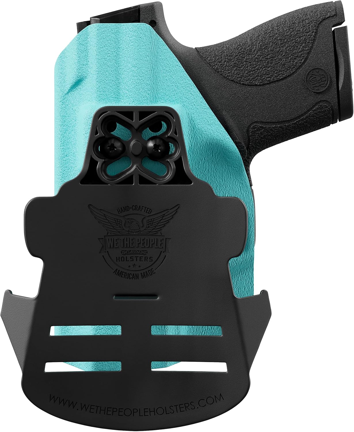 We The People Holsters – Aqua – Cinturón exterior abierto – Funda OWB Kydex – Paseoinclinaciónretención ajustable