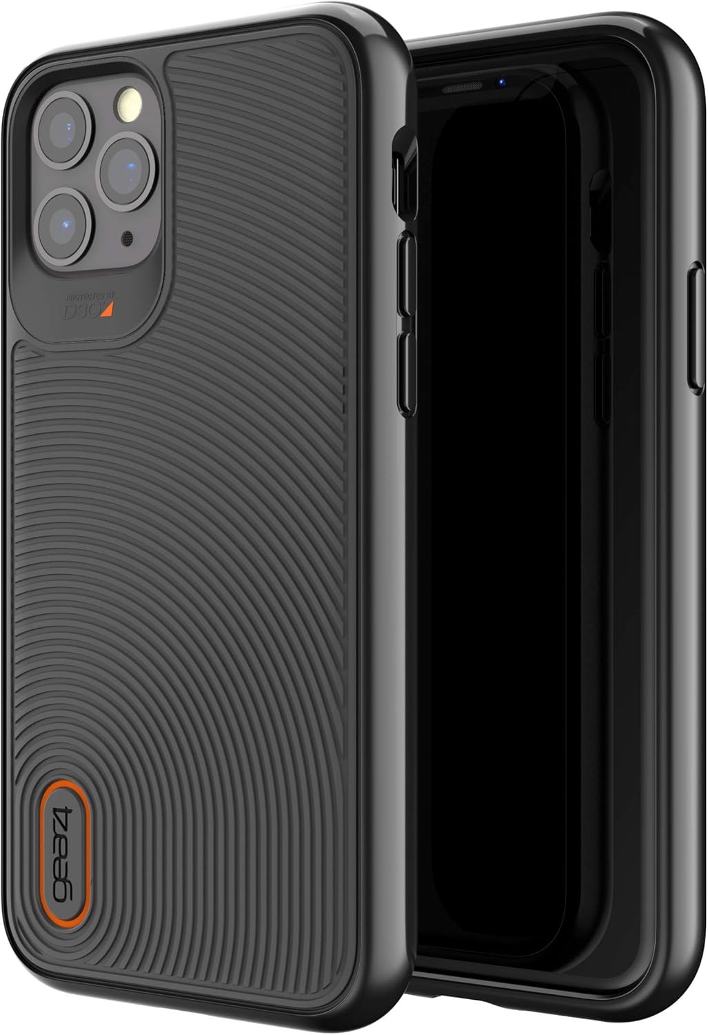 ZAGG Gear4 Battersea – Funda compatible con iPhone 11 Pro, protección avanzada contra impactos con tecnología D3O integrada, funda para teléfono,