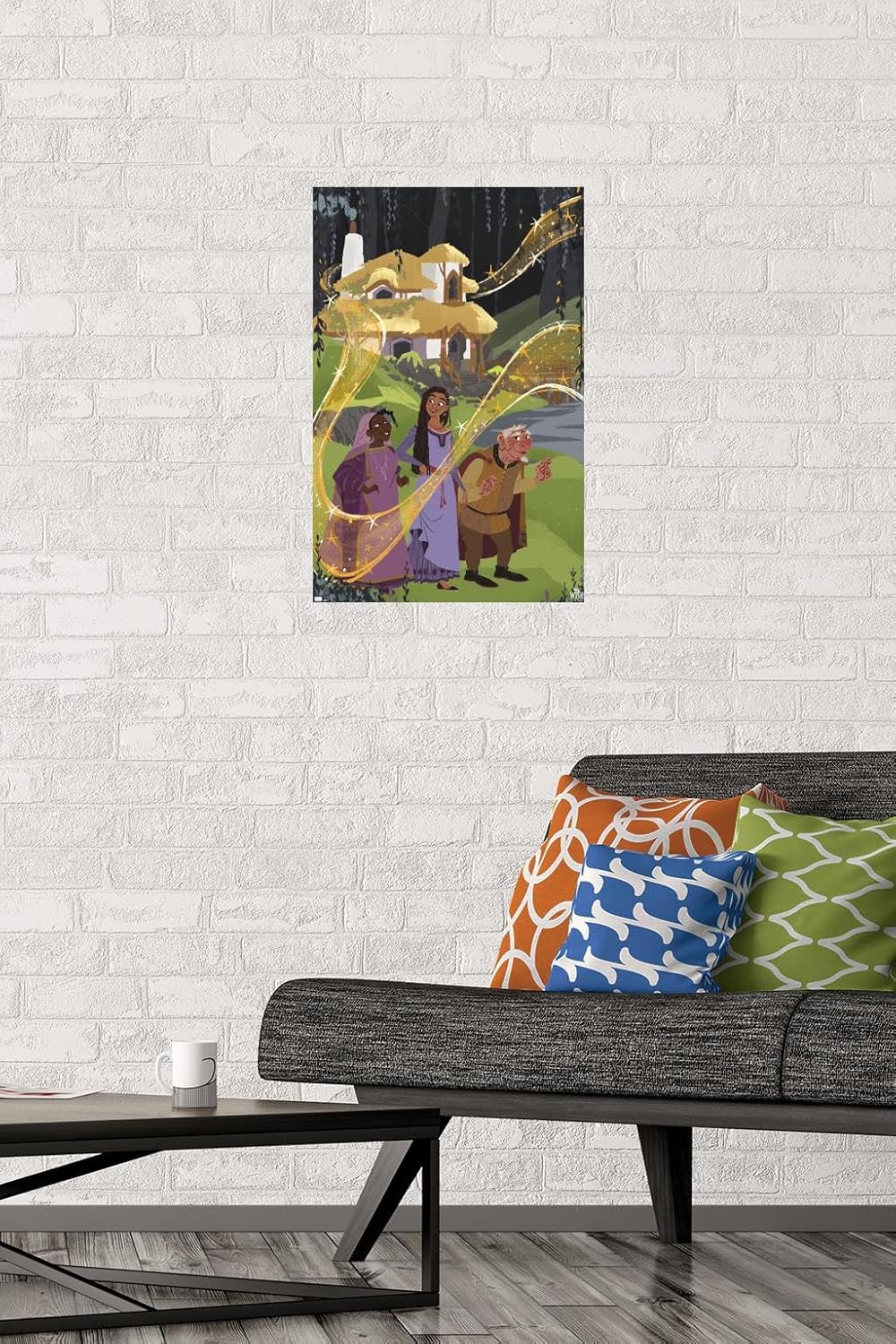 Trends International Disney Wish – Póster de collage 1 (familiar), 14.72 x 22.37 pulgadas, versión premium sin marco