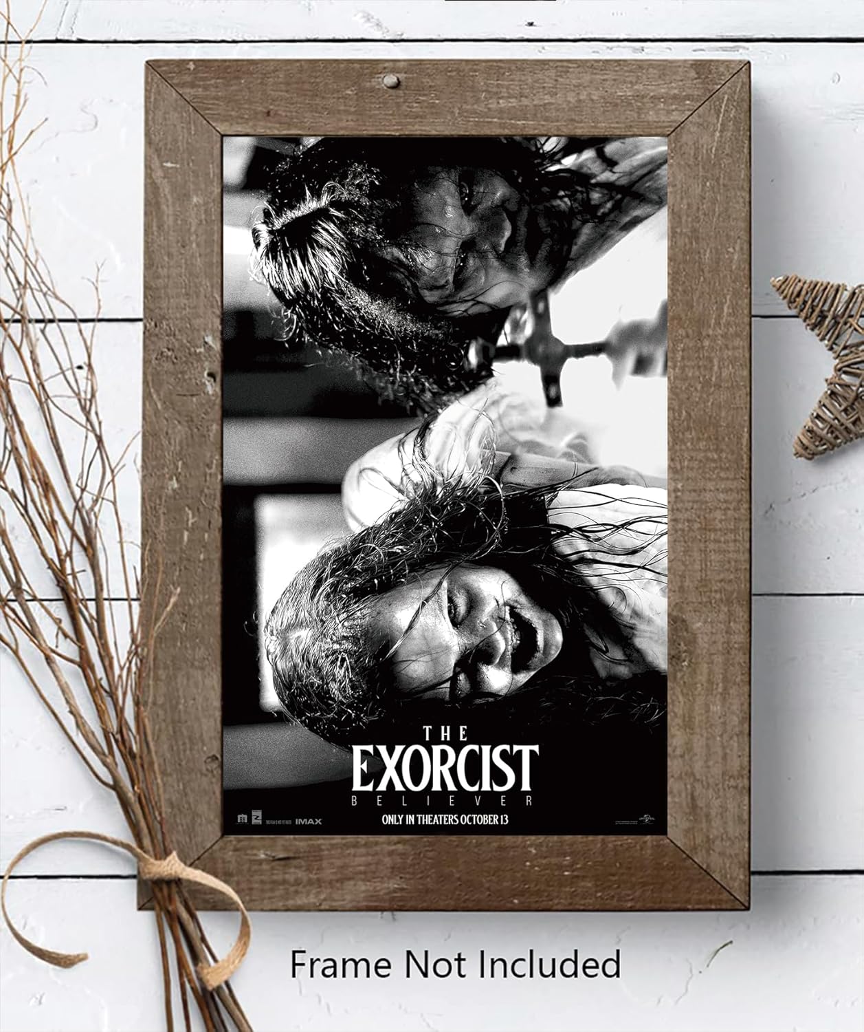 Kerry dober horror The Exorcist Believer Movie Poster Cool Wall Decor Art Print Posters for Room Aesthetic – Matte canvas Poster Frameless Gift 11 x
