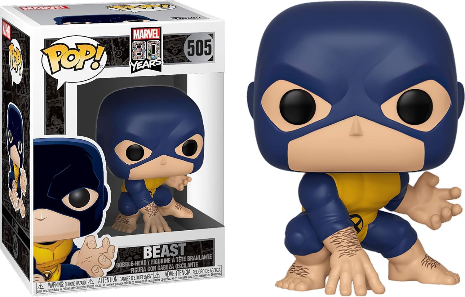 Beast Funk o Pop! Paquete de figuras de vinilo con 1 protector gráfico compatible con ‘ToysDiva’ (505-40716 – B)