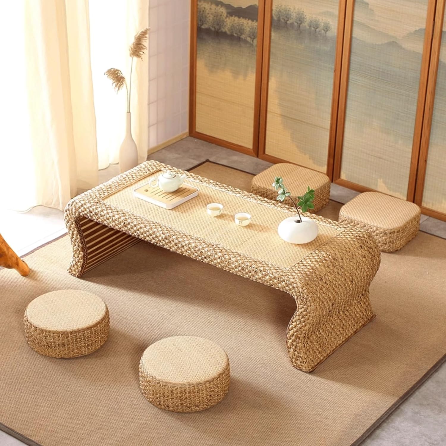 Cuerda de hierba marina para cañas de silla, tejido de cesta y fabricación de muebles de mimbre, cesta, tejido de mimbre y suministros de