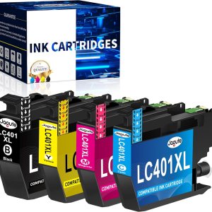 Jagute LC401 LC401XL – Cartuchos de tinta compatibles de repuesto para impresora Brother LC 401 LC401 XL LC-401 con impresora MFC-J1010DW Jagute LC401 LC401XL – Cartuchos de tinta compatibles de repuesto para impresora Brother LC 401 LC401 XL LC-401 con impresora MFC-J1010DW