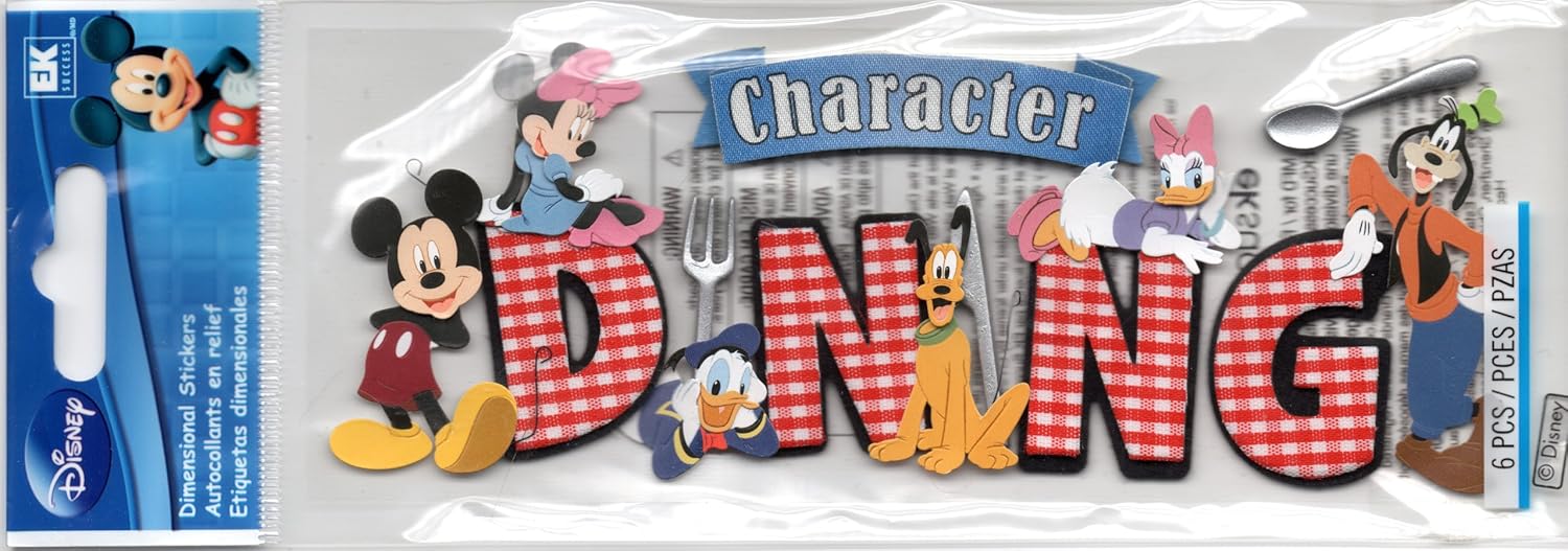 Disney Calcomanías de Titlewave, comedor de personajes