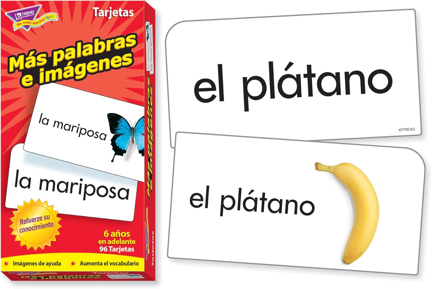 Más palabras e imágenes (Más palabras de imagen) Tarjetas flash