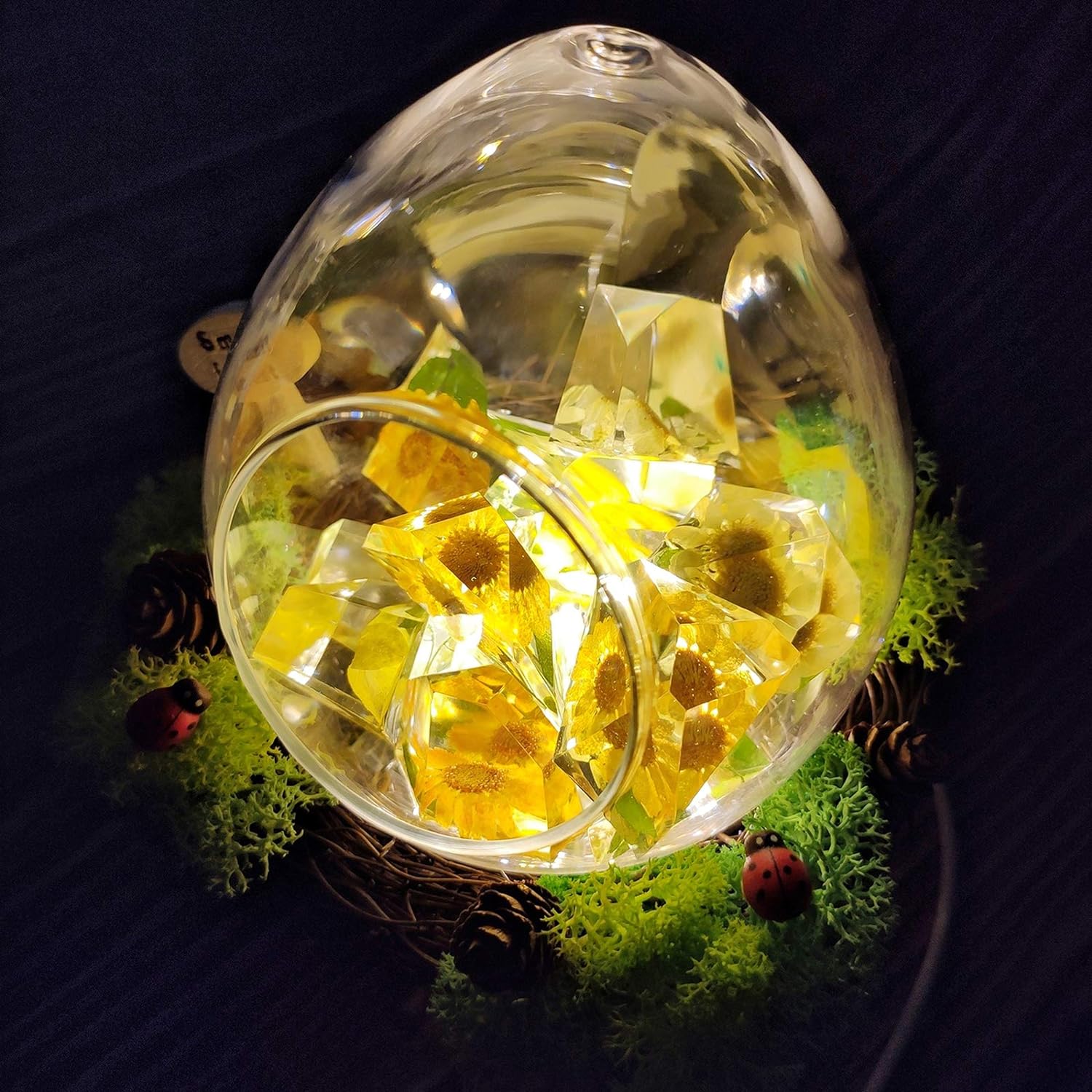 Bandeja de molde de silicona de resina epoxi de piedra gema multifacética para joyas de cuarzo de cristal, velas, jabón, cubitos de hielo, proyectos