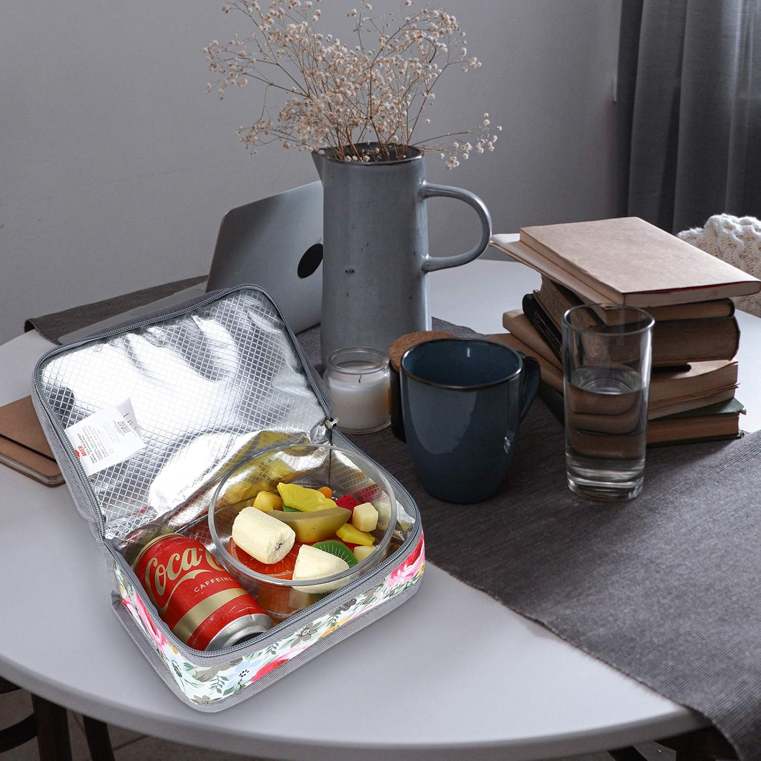 MIER – Lonchera portátil, bolsa estilo hielera para almacenamiento de comida, térmica con aislamiento, lonchera.
