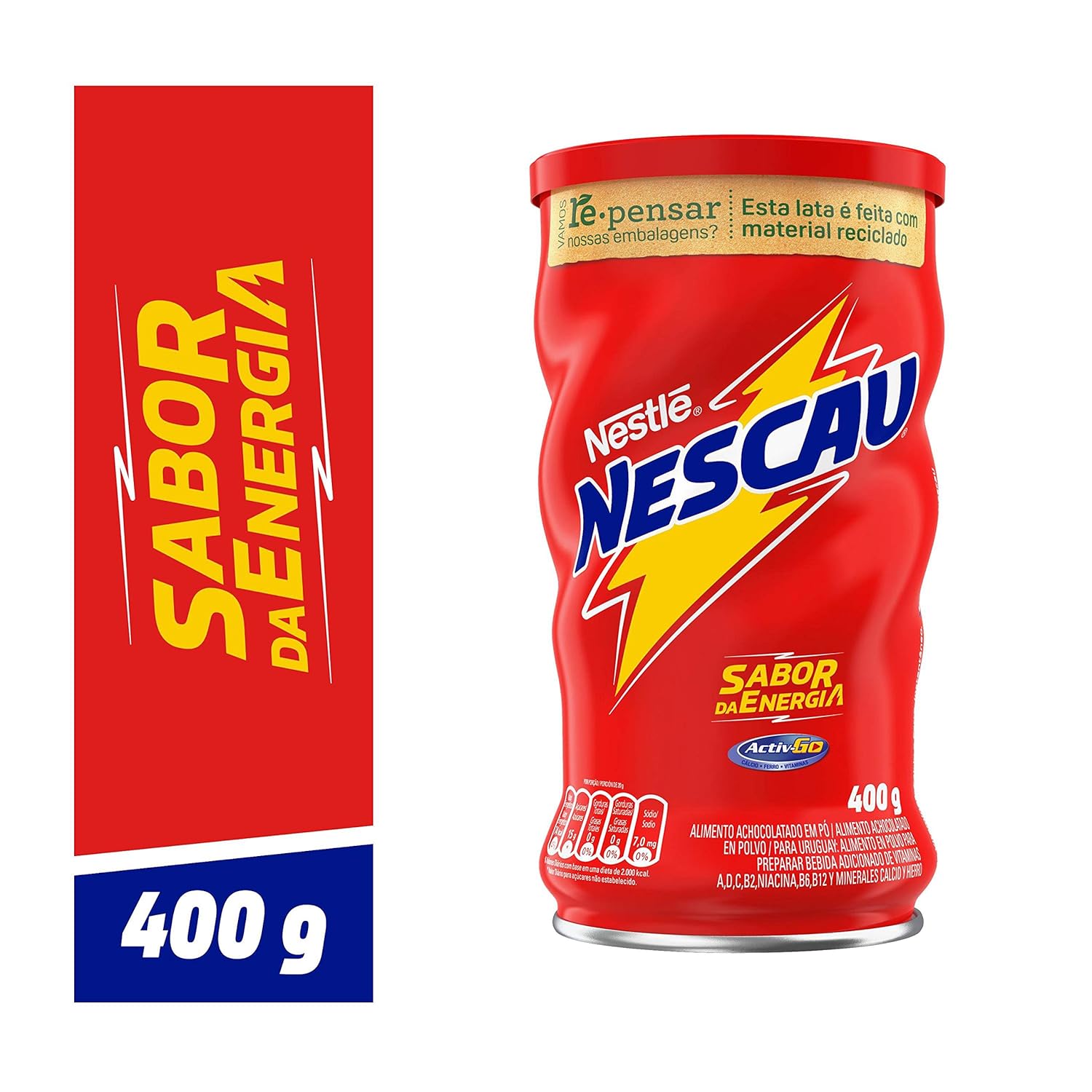 Paquete de 2 Achocolatado Nescau – Nestle -13.05 oz – Chocolate
