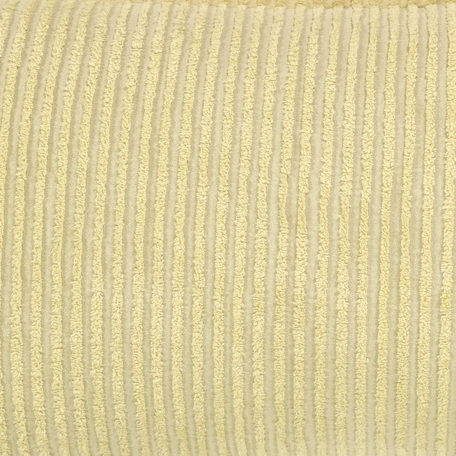 Better Trends Jullian Collection Colchas de chenilla tamaño Queen, diseño de rayas atrevidas en amarillo, colchas supersuaves y ligeras, colchas y