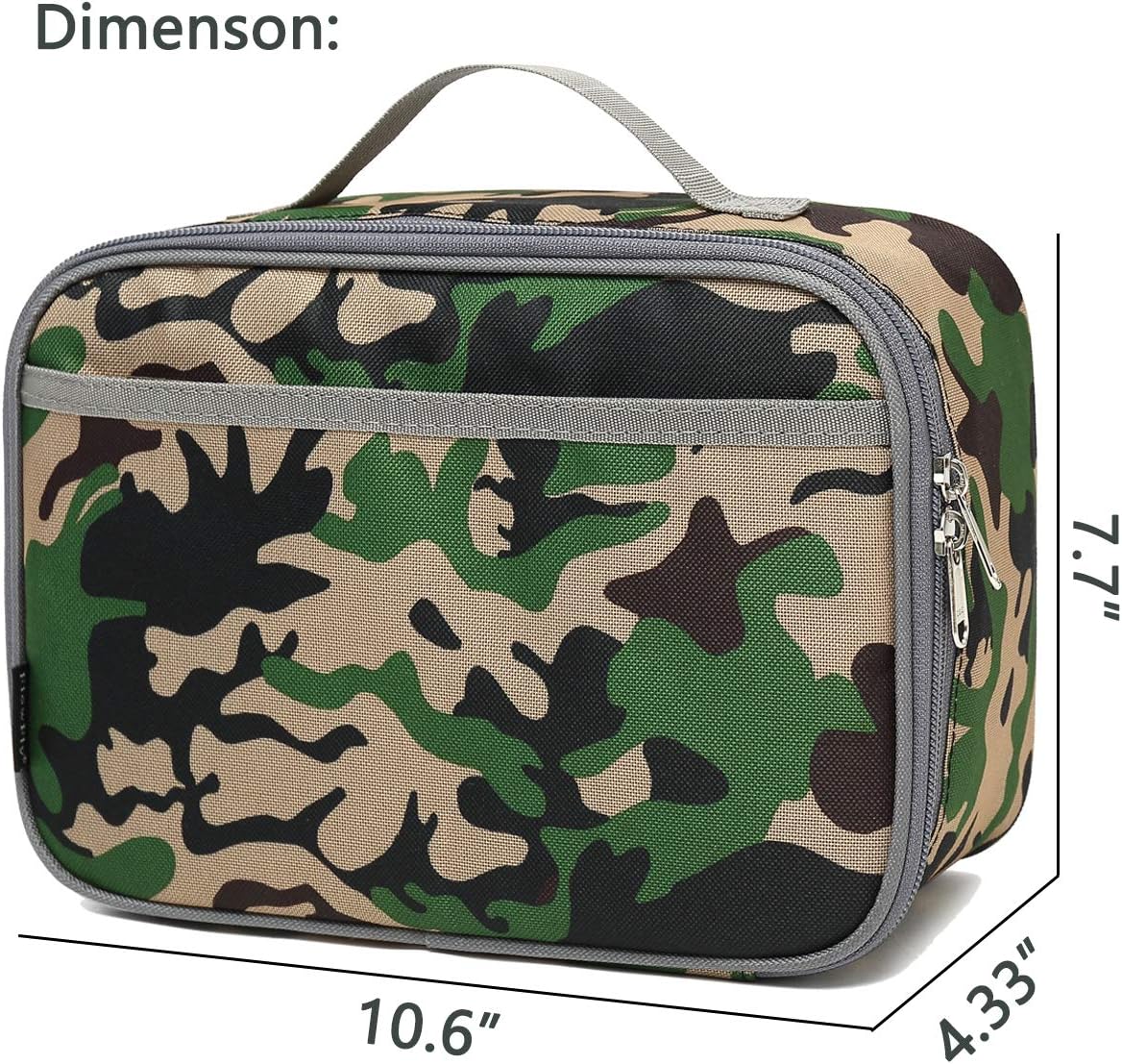 FlowFly – Lonchera infantil, minibolsa suave aislada, minihielera para el regreso a clases, bolsa térmica para comida y alimentos para niñas y niños