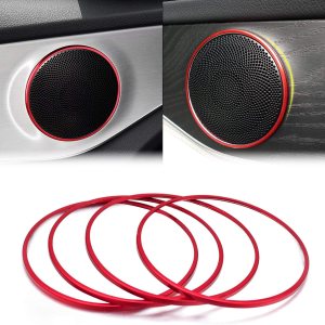 Xotic Tech – Juego de 4 piezas de cubierta de altavoz de audio estéreo para puerta interior compatible con Mercedes Benz C250 C300 C350 C400 C63 Xotic Tech – Juego de 4 piezas de cubierta de altavoz de audio estéreo para puerta interior compatible con Mercedes Benz C250 C300 C350 C400 C63