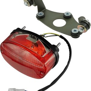 Caltric Soporte de luz trasera de freno trasero compatible con Yamaha Raptor 660R YFM660R 2002-2005 Caltric Soporte de luz trasera de freno trasero compatible con Yamaha Raptor 660R YFM660R 2002-2005