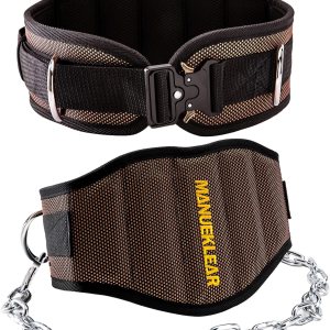 MANUEKLEAR – Cinturón de inmersión para levantamiento de pesas, 2 en 1, cinturón de inmersión y levantamiento de pesas con cadena, para gimnasio, MANUEKLEAR – Cinturón de inmersión para levantamiento de pesas, 2 en 1, cinturón de inmersión y levantamiento de pesas con cadena, para gimnasio,