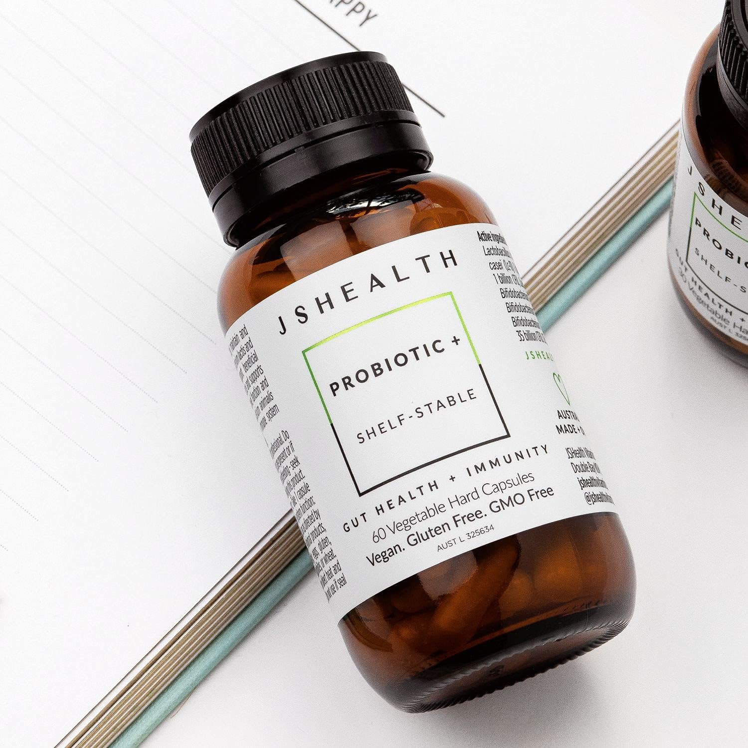 JSHealth Vitaminas fórmula de salud intestinal e inmunidad  Probióticos para mujeres y hombres  Suplemento probiótico estable para la salud