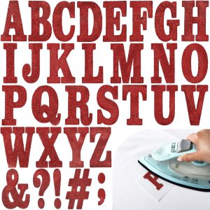 279 letras de graduación termo-adhesivas de 2 pulgadas A-Z, letras de transferencia, letras de medias de Navidad, letras para planchar en flocado, 279 letras de graduación termo-adhesivas de 2 pulgadas A-Z, letras de transferencia, letras de medias de Navidad, letras para planchar en flocado,