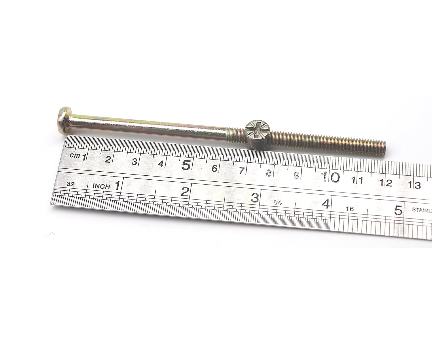 binifiMux – Pernos para litera, paquete de 12 tornillos hexagonales M6x120mm, tornillos de casquillo y tuercas de barril para muebles, sillas,