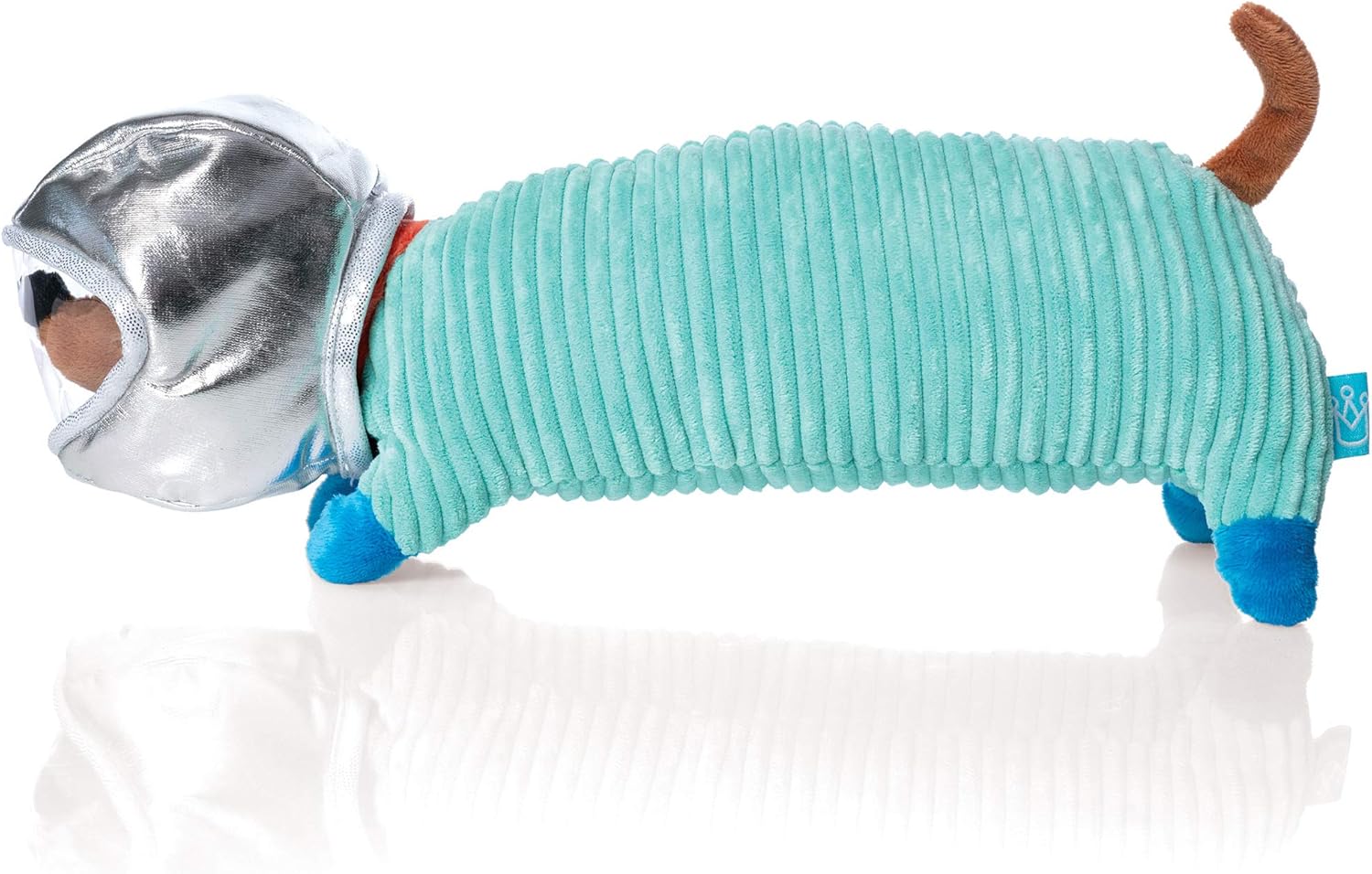 Manhattan Toy Animal de peluche Space Dog con casco extraíble de 13 pulgadas de largo