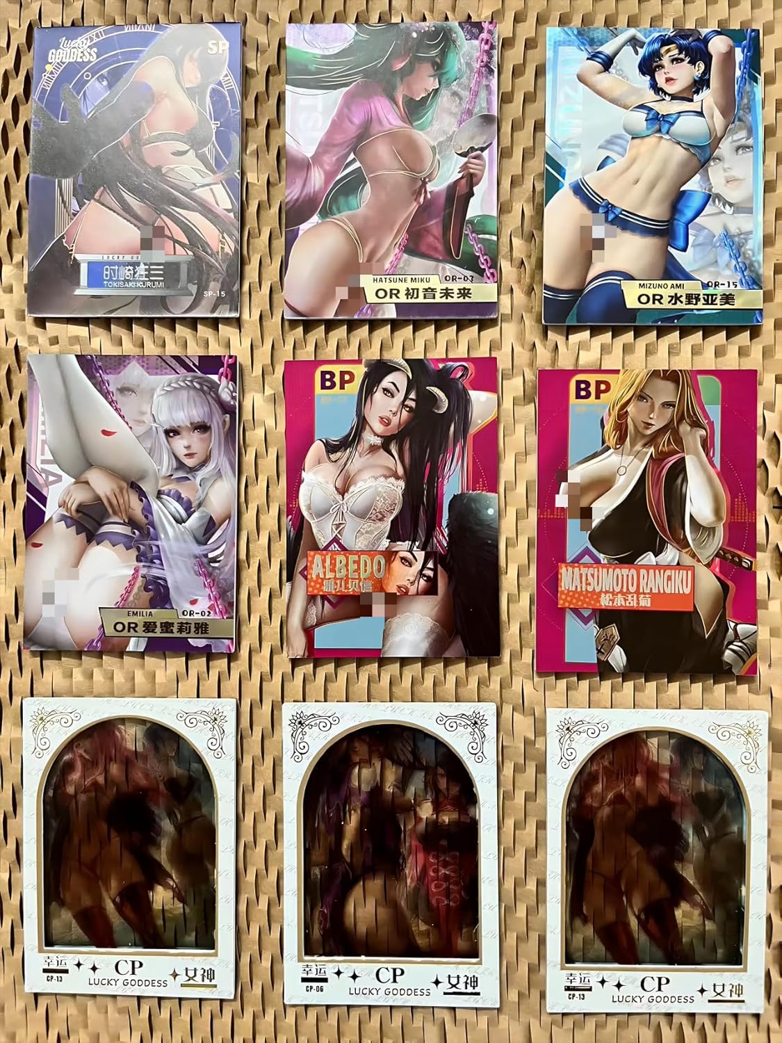 Goddess – Caja de refuerzo de 30 piezas de historia, juego de cartas coleccionables de anime para niñas, serie de alta gama (Lucky Goddess)