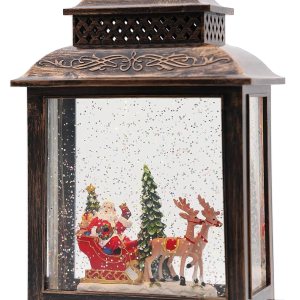 Linterna de globos de nieve de Navidad, luz de agua intermitente giratoria musical con temporizador de 6 horas, decoración y regalo de Navidad Linterna de globos de nieve de Navidad, luz de agua intermitente giratoria musical con temporizador de 6 horas, decoración y regalo de Navidad