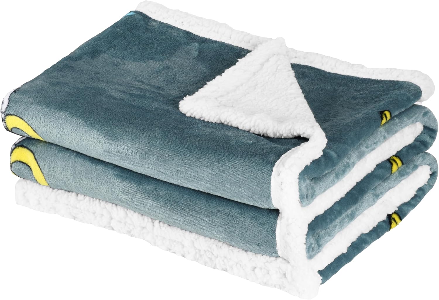 Catalonia Manta de forro polar Sherpa con estampado de gato y plátano, manta suave de felpa de visón, mullida, cómoda, cálida, regalo de cuidado