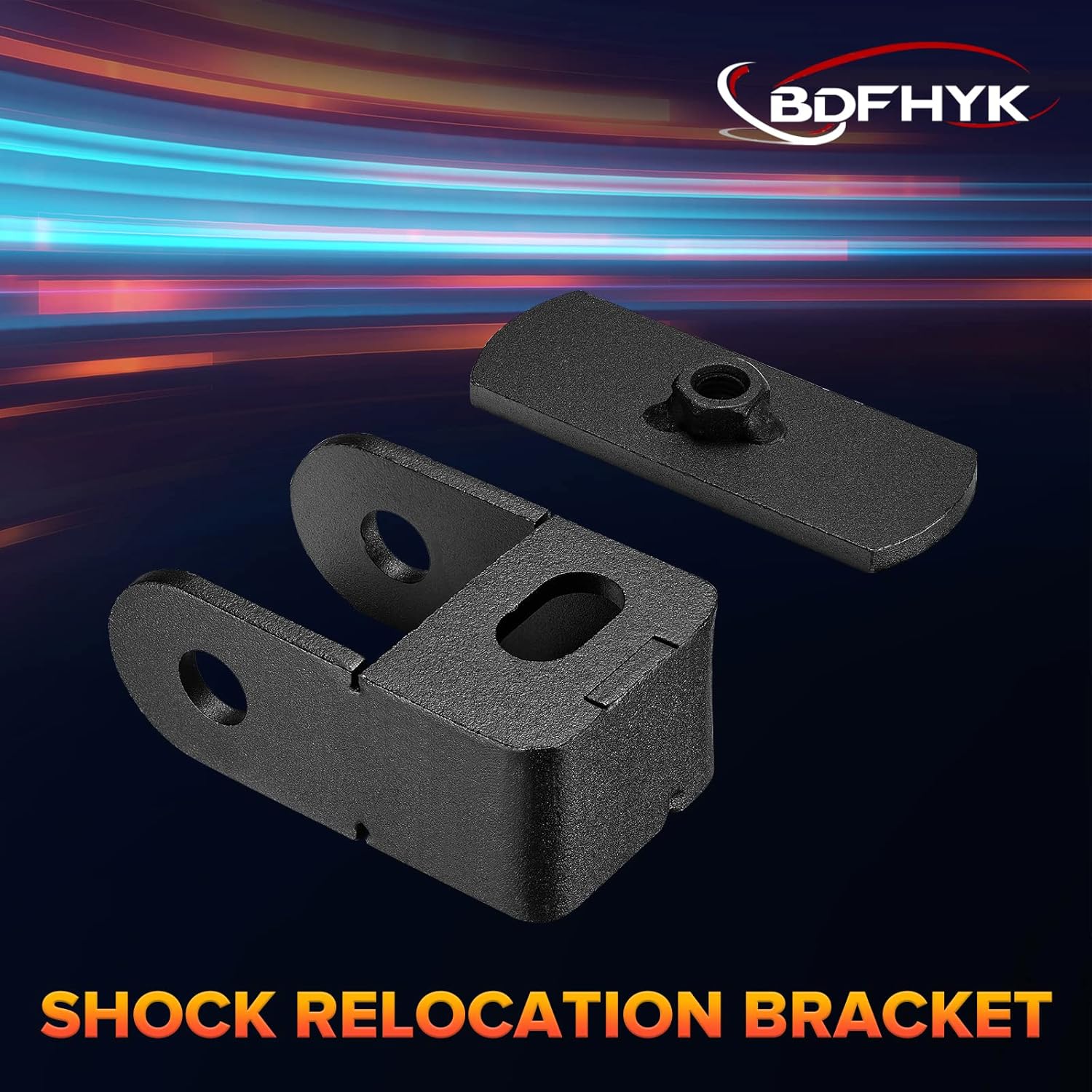 BDFHYK Kit de nivelación delantera de 2 pulgadas para Ram 2500 3500, soportes de reubicación de amortiguadores espaciadores compatibles con Ram