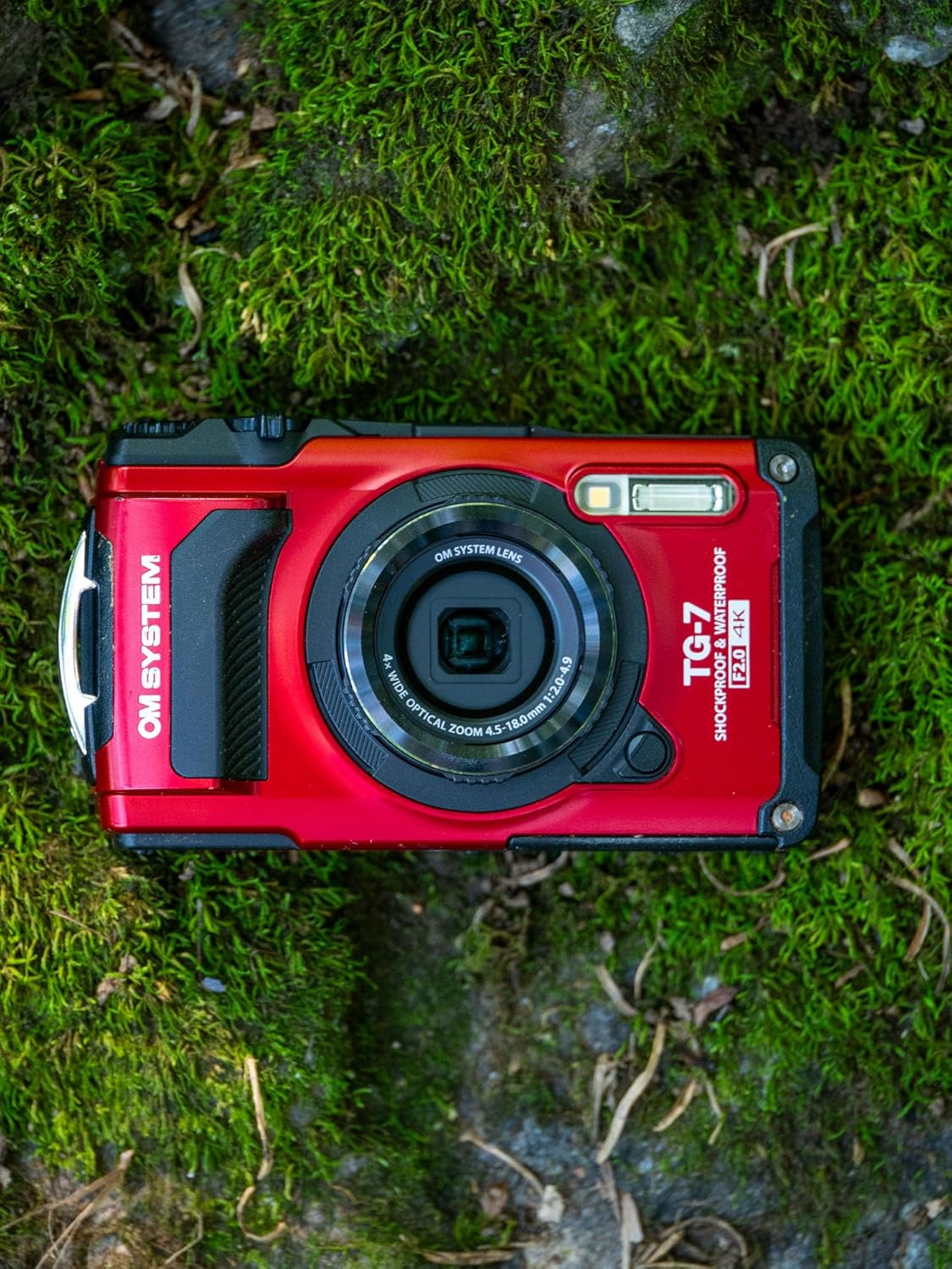 OM SYSTEM Tough TG-7 Cámara digital – Rojo