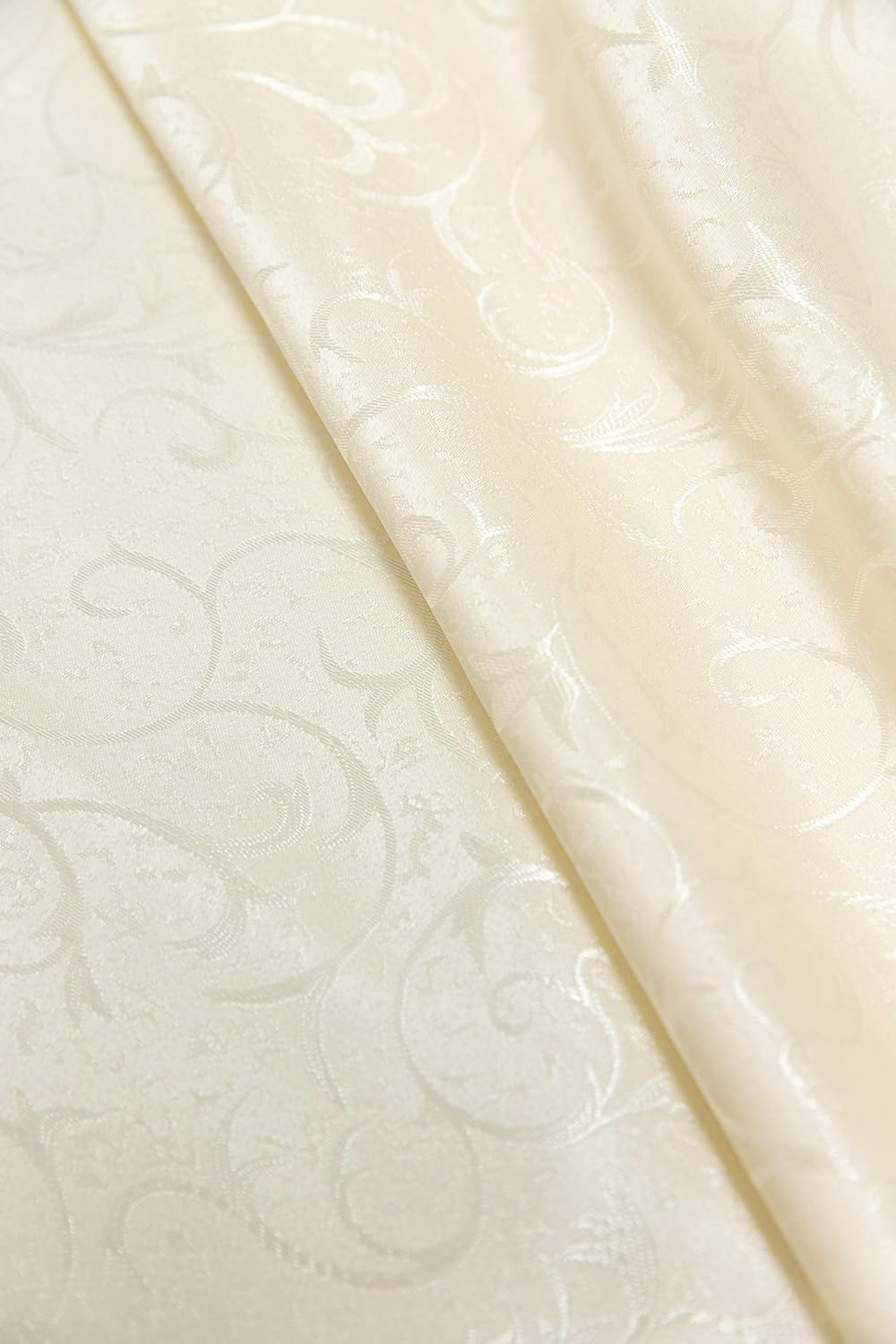 Mantel rectangular de jacquard con patrones ornamentales de remolinos florales, de tela a prueba de derrames, para cocina, comedor, mesa, decoración