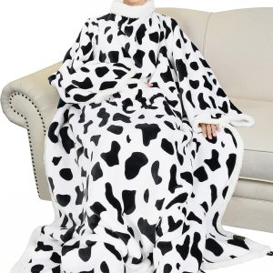 Catalonia Manta de sherpa para llevar puesta, con mangas y compartimientos para los pies, para mujeres y hombres, cómoda y envolvente, idea de Catalonia Manta de sherpa para llevar puesta, con mangas y compartimientos para los pies, para mujeres y hombres, cómoda y envolvente, idea de