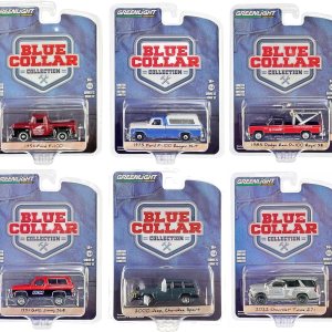Greenlight 35260SET – Juego de 6 piezas serie 12 164 de Blue Collar, modelo de coches fundidos a troquel Greenlight 35260SET – Juego de 6 piezas serie 12 164 de Blue Collar, modelo de coches fundidos a troquel