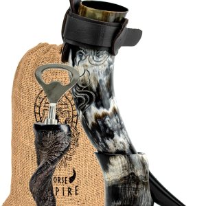 Cuerno vikingo de 12 onzas con soporte, auténtico regalo único de cerveza para hombres y mujeres, jarra medieval para whisky Mead Ale  Accesorios de Cuerno vikingo de 12 onzas con soporte, auténtico regalo único de cerveza para hombres y mujeres, jarra medieval para whisky Mead Ale  Accesorios de