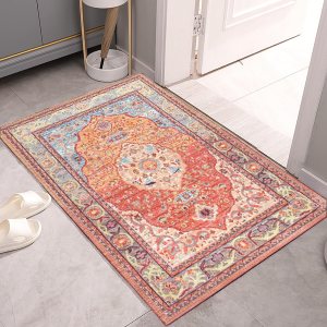 Yancorp Tapete de interior de 2 x 3 pies, tapete pequeño y delgado para interiores y exteriores, lavable, antideslizante, tapete bohemio para sala Yancorp Tapete de interior de 2 x 3 pies, tapete pequeño y delgado para interiores y exteriores, lavable, antideslizante, tapete bohemio para sala