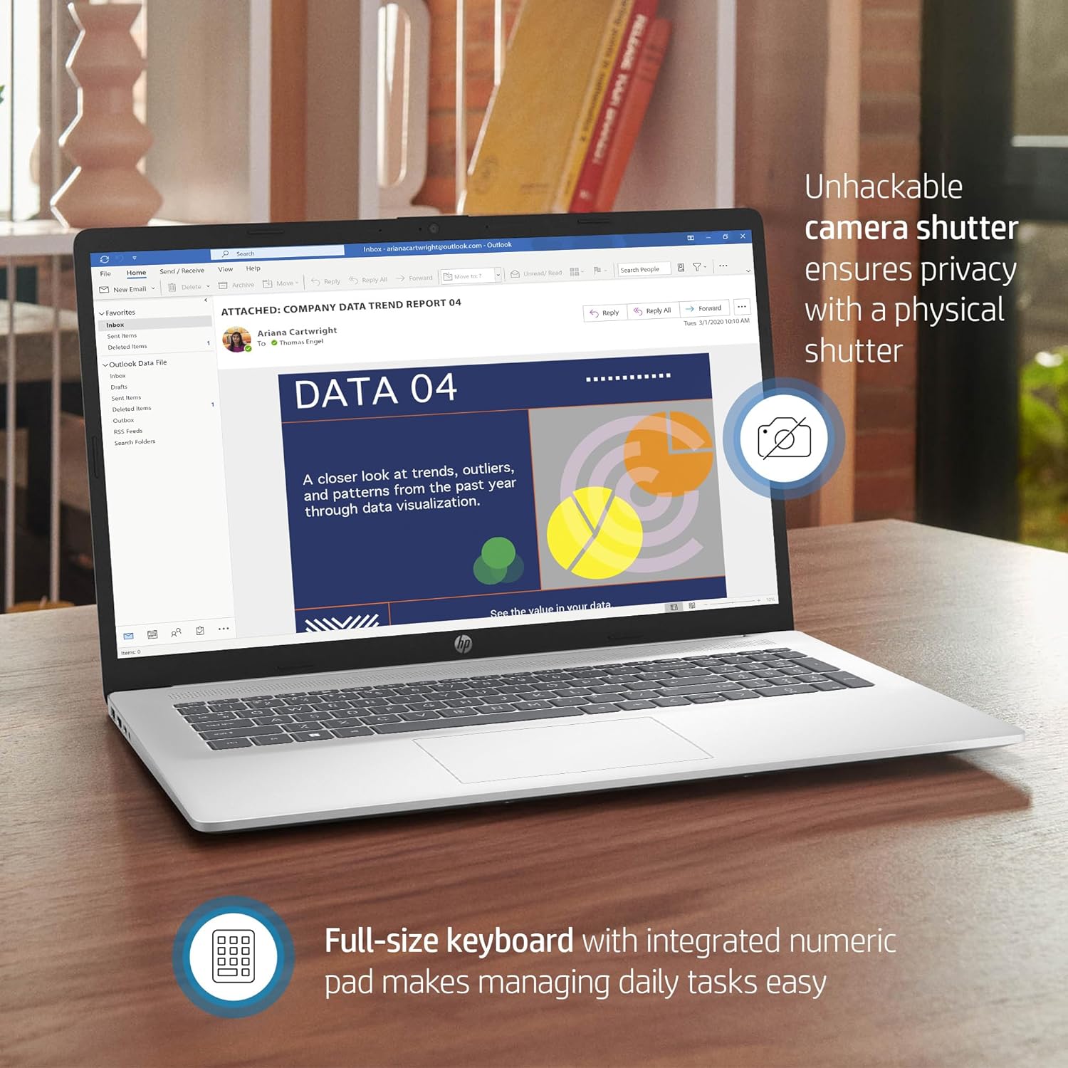 HP Portátil insignia HD+ con pantalla de 17.3 pulgadas, 16 GB de RAM, almacenamiento SSD de 1 TB y almacenamiento portátil P500 de 250 GB, Intel