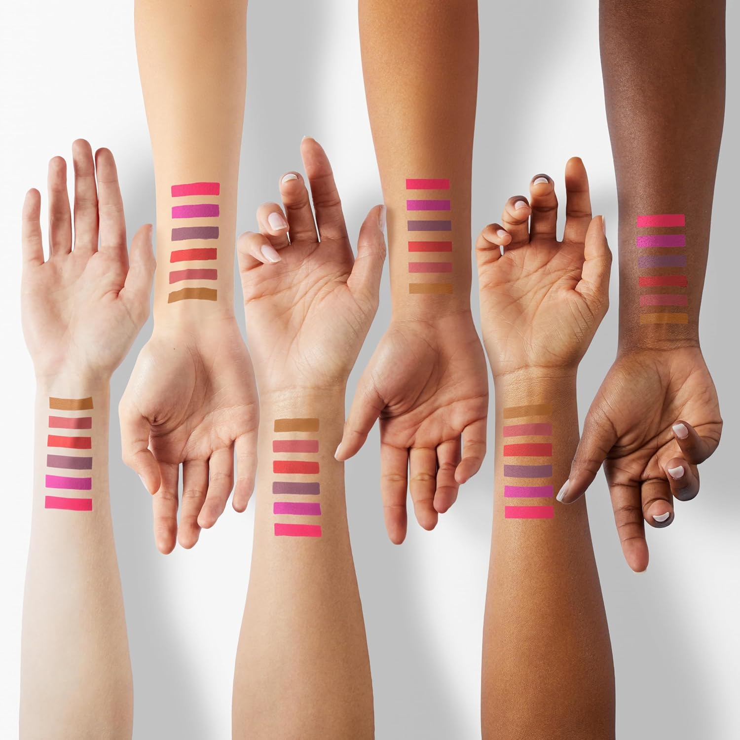 ALIVER Tinte de labios de vino, 6 coloresjuego, tinte labial impermeable de larga duración, brillo labial de copa antiadherente, claro