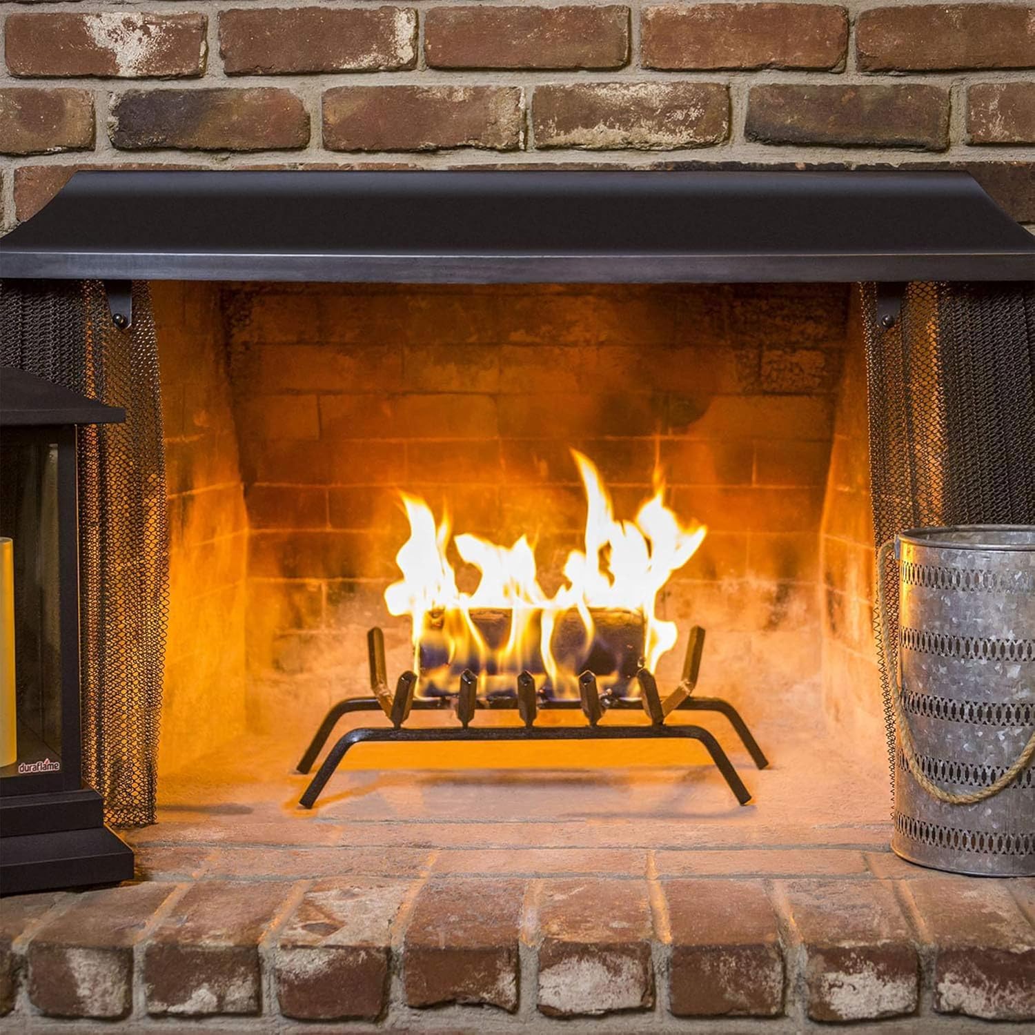 Duraflame Foco de luz rápida para interiores y exteriores de 4.5 libras para campamento, fogatas y chimeneas, 3 horas de tiempo de combustión (12