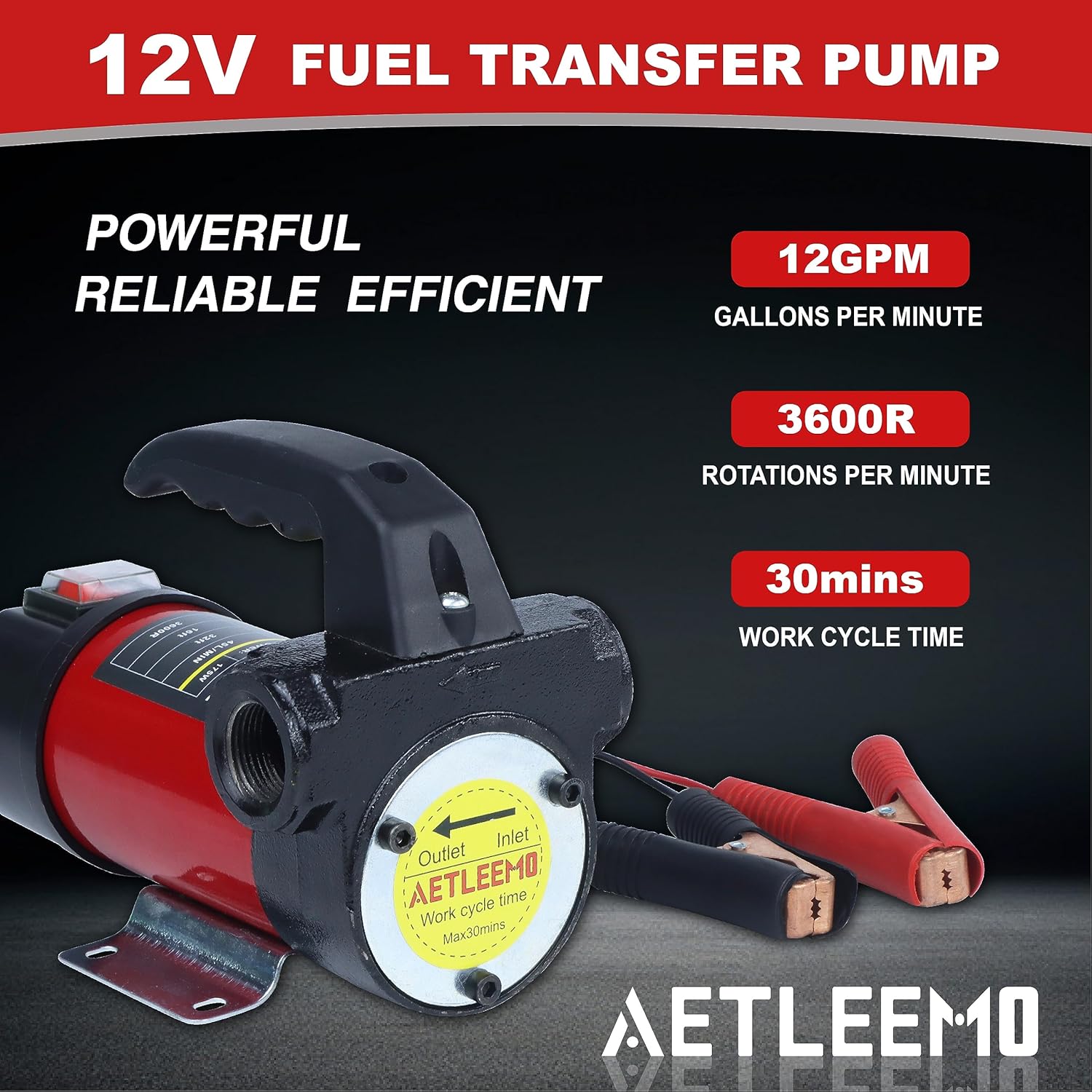 Bomba de transferencia de combustible de 12 V, bomba de transferencia diésel con filtro, manguera y boquilla para diésel, queroseno y aceite de