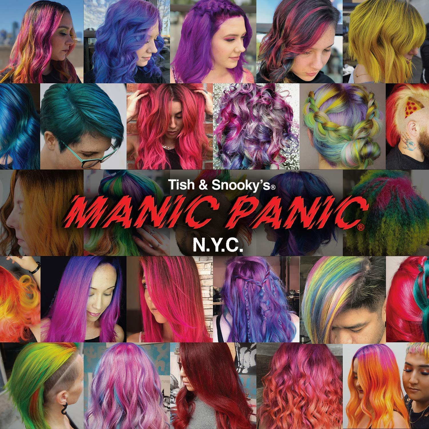MANIC PANIC Silver Stiletto – Tinte en aerosol para el cabello, tinte instantáneo amplificado temporal, se lava fácilmente, tono plateado helado con