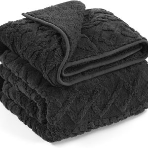 Wemore Manta con peso para adultos, tamaño individual, 15 libras, manta con peso de jacquard suave y mullida de doble cara para dormir, acogedora Wemore Manta con peso para adultos, tamaño individual, 15 libras, manta con peso de jacquard suave y mullida de doble cara para dormir, acogedora