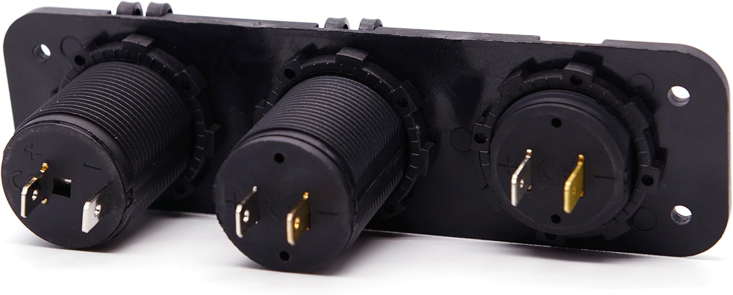 Cllena interruptores basculantes para camiones y autos, interruptor LED, 3 pines, control de apagadoencendido, 12V (luz azul)