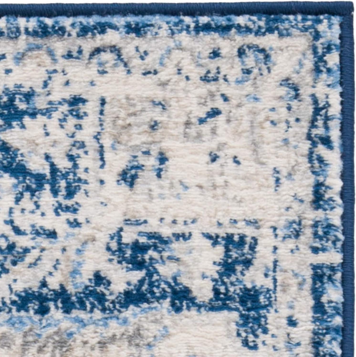 SAFAVIEH Alfombra bohemia SAFAVIEH estilo medallón antiguo, colección Brentwood BNT865A, no suelta fibra, resistente a las manchas, ideal para sala