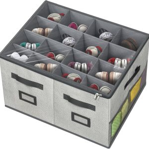 VERONLY Organizador grande de zapatos para armario (21 pulgadas de largo x 17 pulgadas de ancho x 13 pulgadas de alto), 16 pares de contenedores de VERONLY Organizador grande de zapatos para armario (21 pulgadas de largo x 17 pulgadas de ancho x 13 pulgadas de alto), 16 pares de contenedores de