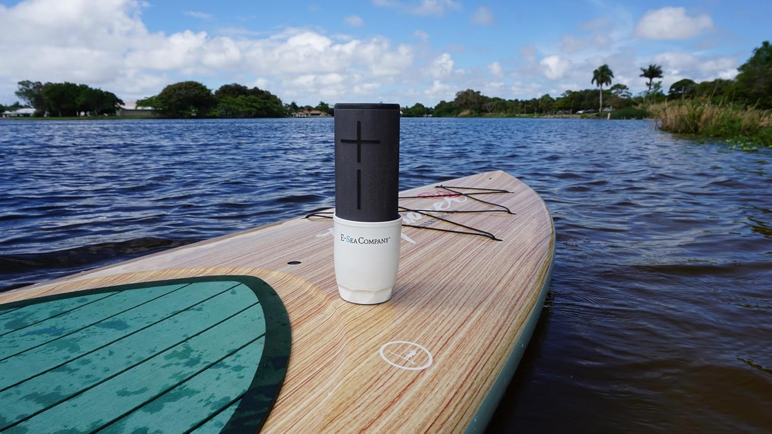 E-Sea Cup Original-(Blanco). Soporte para tazas montado con succión resistente. Perfecto para barcos, tablas de remo y mucho más