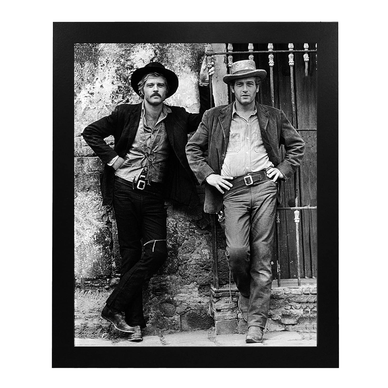 Butch Cassidy & Sundance Kid- Movie Wall Art Print, Western Movies Ideal Wall Decor for Home Decor, Office Decor, Garage Decor & Man Cave Decor.