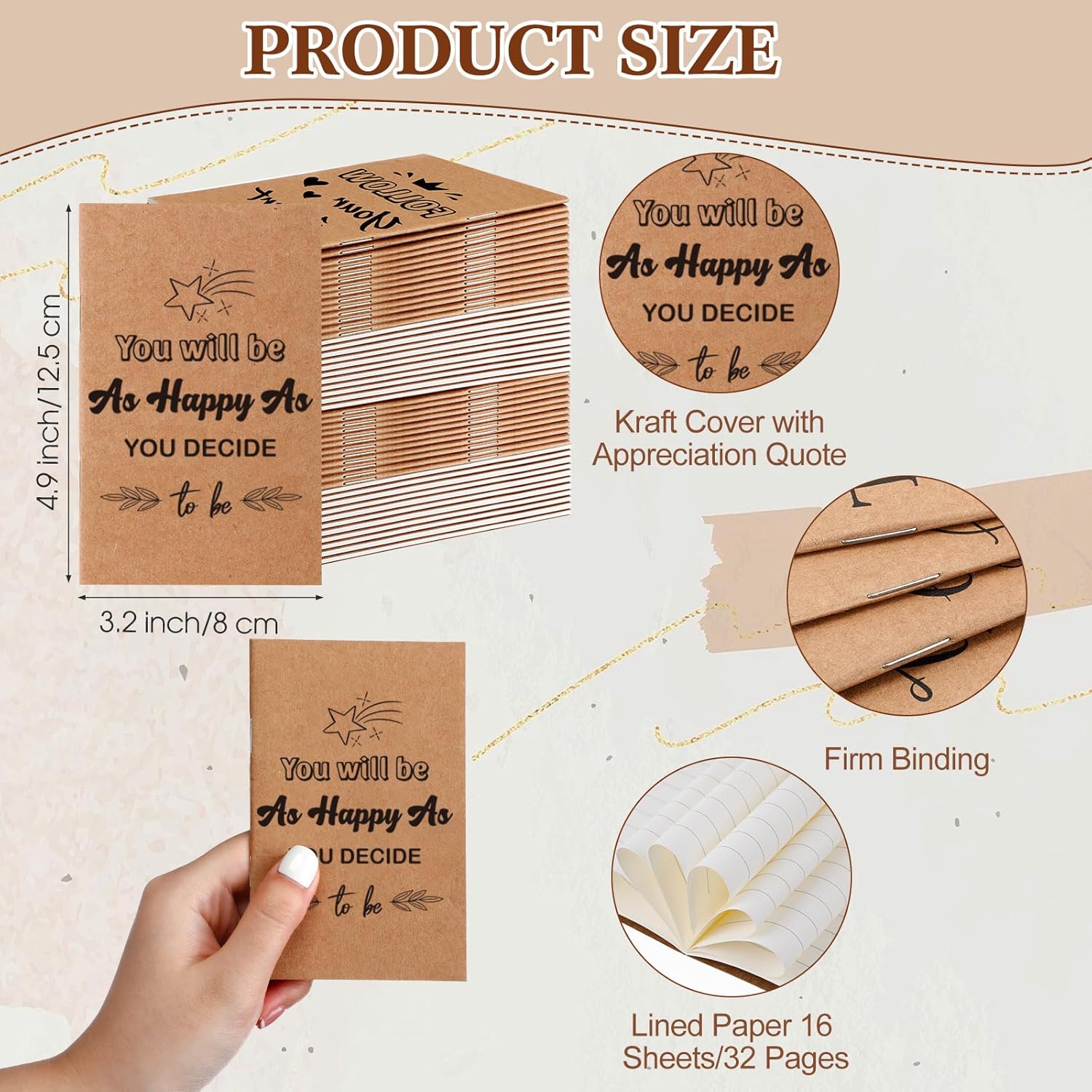 Qeeenar 108 cuadernos de papel kraft con versículos de la Biblia, regalos inspiradores, mini citas motivacionales, bloc de notas de bolsillo para