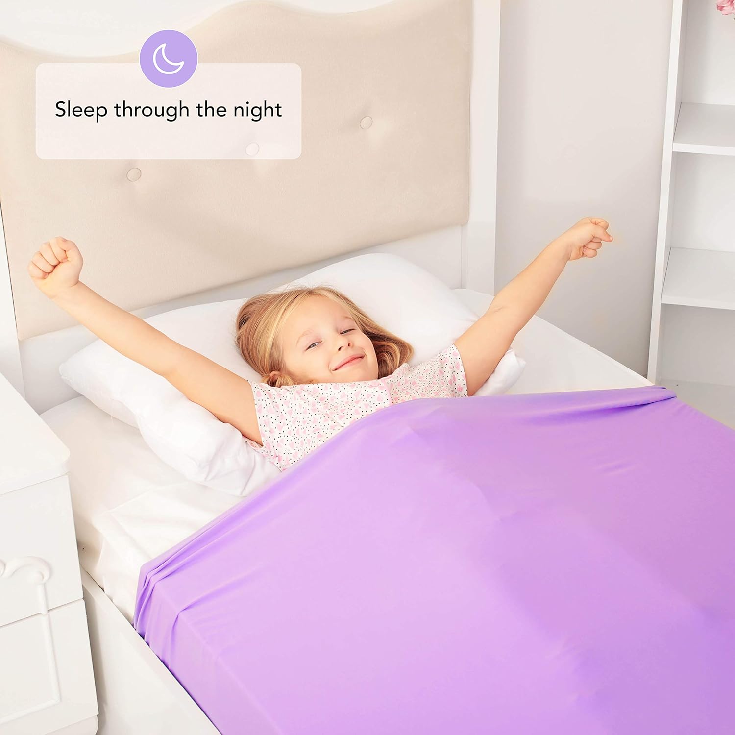 Manta de compresión sensorial  Sábana de cama de licra para niños y adultos  Sensación relajante profunda, libera oxitocina  Ayuda con SPD,