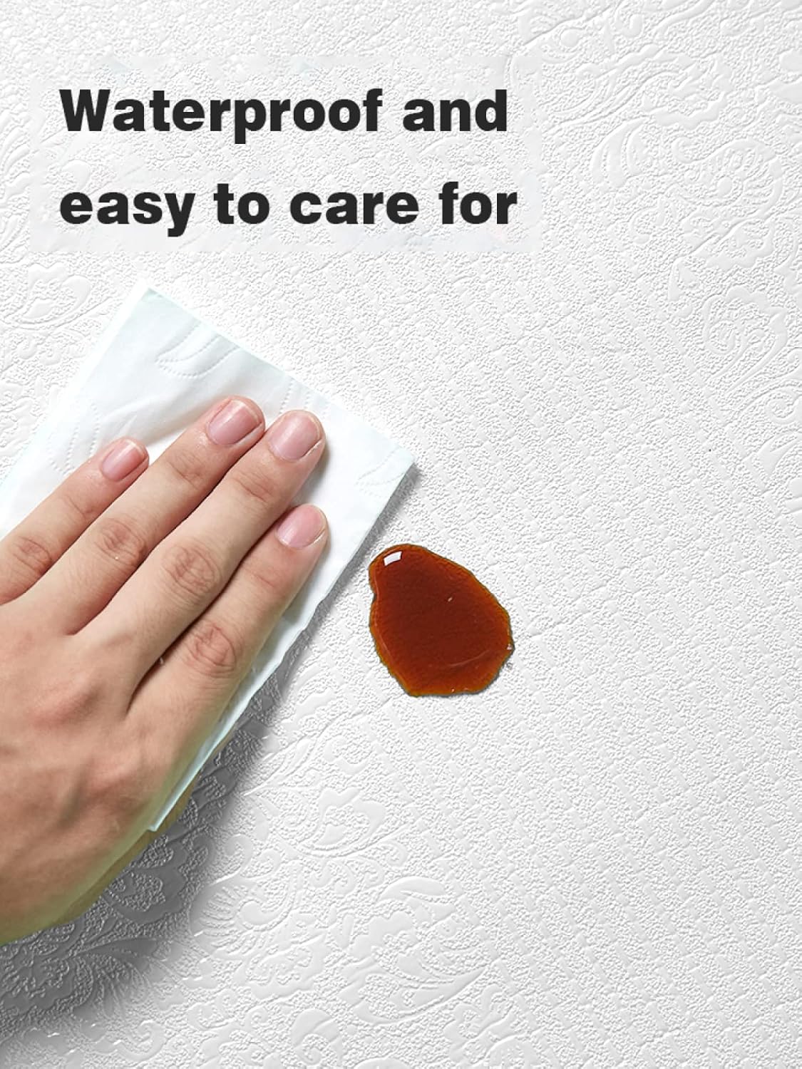 Azulejos de pared autoadhesivos para baño, paneles de revestimiento impermeable, papel tapiz de cocina, paredes 3D, decoración de papel para el