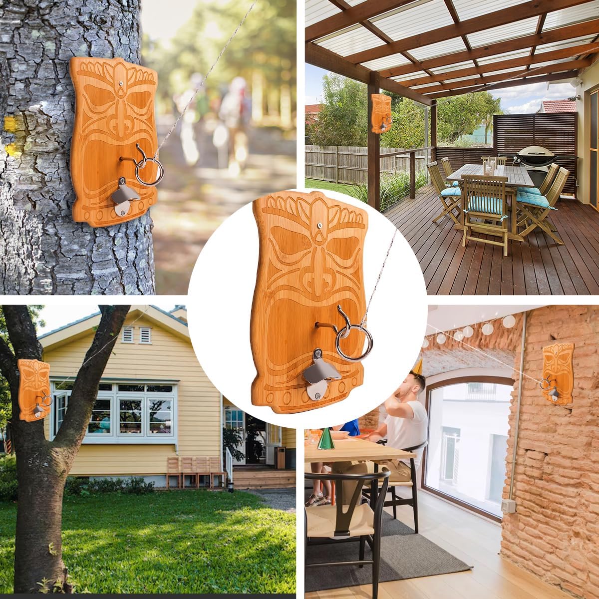 Juego de lanzamiento de anillos GSE para adultos, juego de lanzamiento de gancho y anillo, soporte de pared para exterioresinteriores, juego de